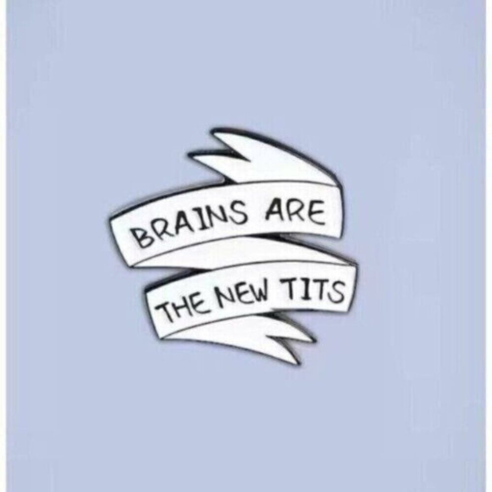 3/20 Brains New Ti*s Enamel Pin